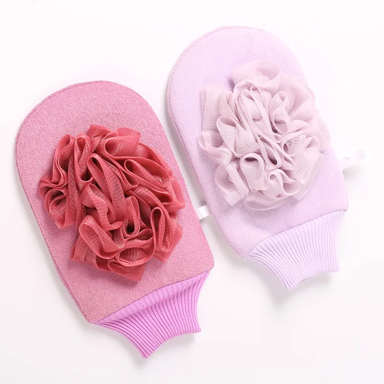 Morocco Kessa Mitts Body Shower Scrub Spa  Exfoliant Gloves In Pairs