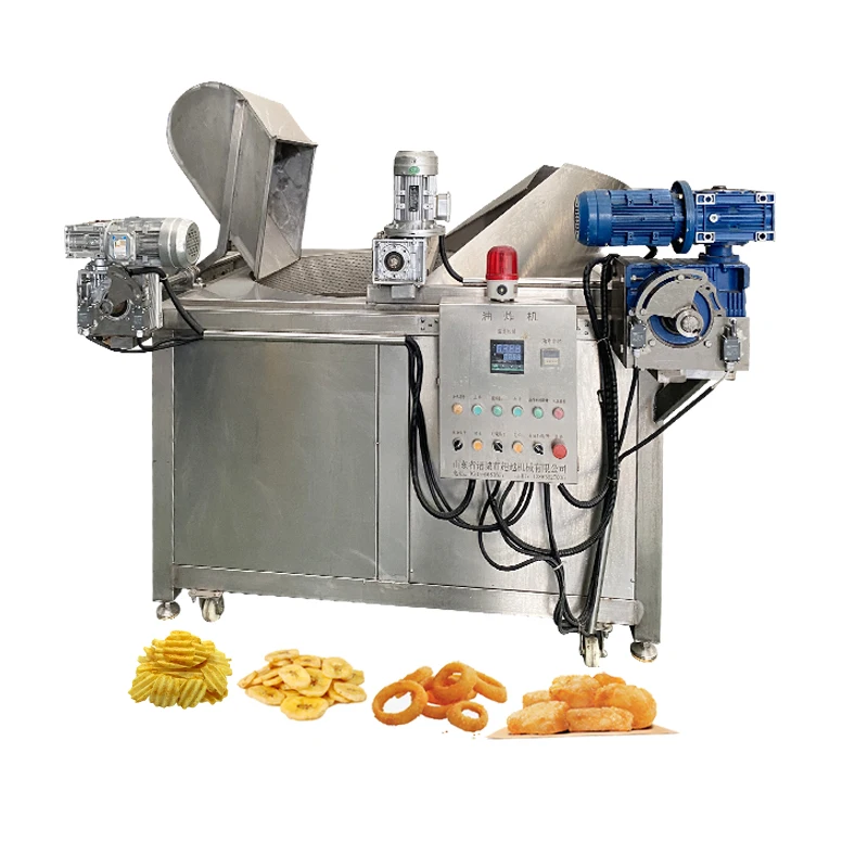 Ultron Automatic Snack Namkeen Garri Donut Deep Batch Deep Fryer Machine Cassava Frying Machine