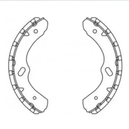 Легкий грузовик тормозные части S792-1534 тормозных накладок тормозных колодок FN4401