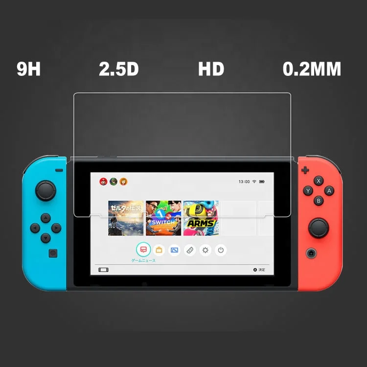 Защитное закаленное стекло для игровой приставки Nintendo Switch