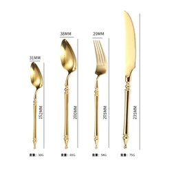 Silverware Flatware Cutlery Set Durable Stainless Steel Tableware