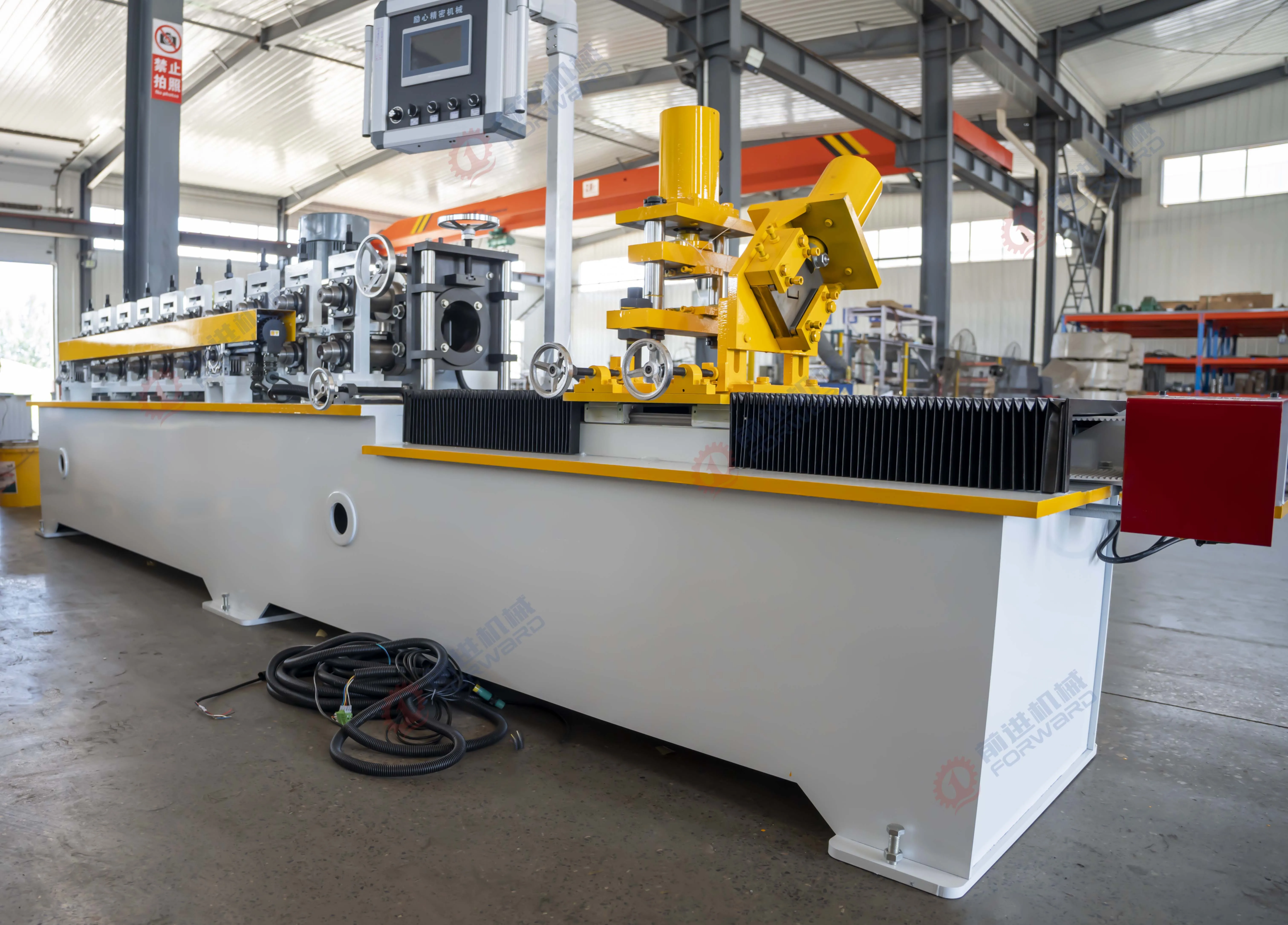 FORWARD Stud Aluminium Corner Bead Making Machine Profiles C Drywall Metal Marketing Steel Key Motor Frame Power Building