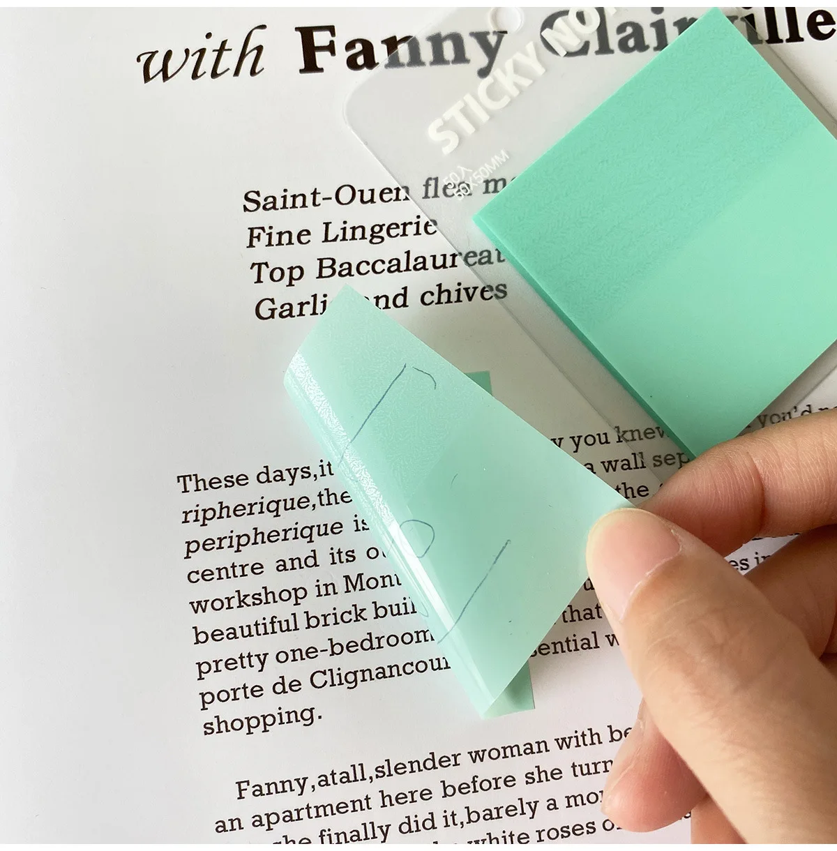 Креативный яркий прозрачный блокнот для записей, блокнот для записей, бумажные Липкие заметки для домашних животных