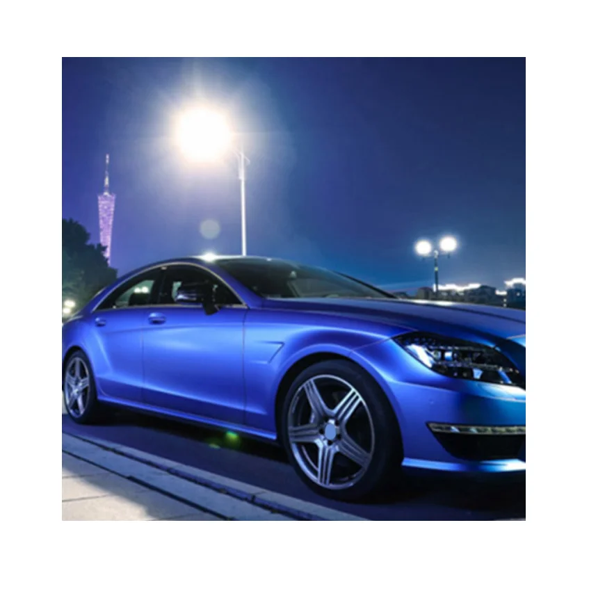 Best Quality custom pvc materia Air Free Bubble car vinyl wrap 1.52x18M matte chrome Vinyl Wrap Film