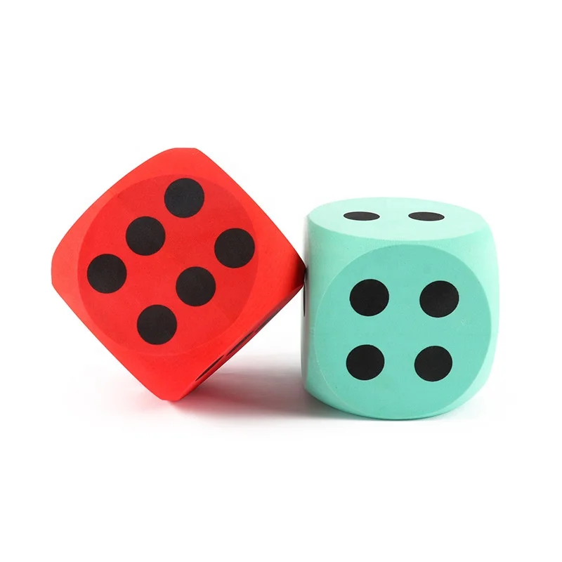 Manufacturer Factory Custom Game Foam Dice Special Dice Colorful Top Quality Custom EVA Foam Dice