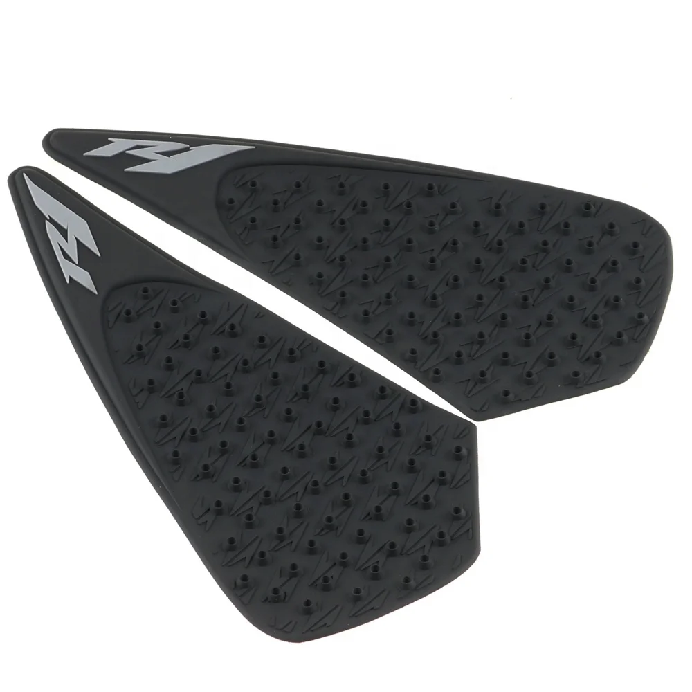 Motorcycle Tank Black Grip Pads For YAMAHA R1 2004-2006 Protector Sticker Decal Gas Knee Grip Tank Traction Pad Side