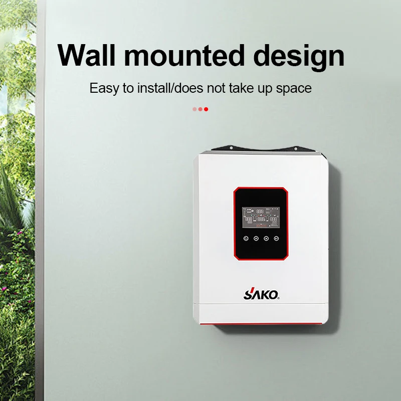 Sako Ranboer 4200W Grid Power MPPT Pure Sine Wave Solar Inverter 220V Hybrid Solar 4.2Kva Single AC Output of 4.2Kw