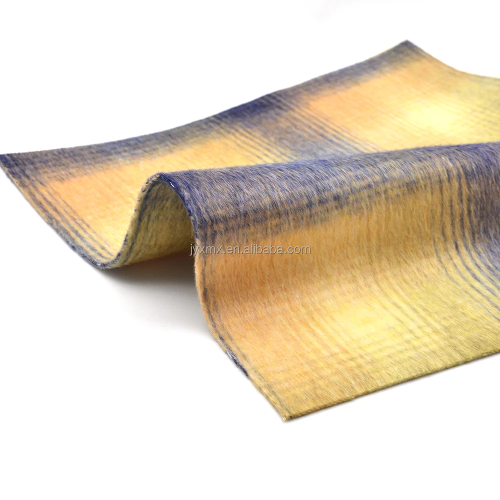 Multicolor accept custom hot selling products double-sided smooth fabric plaid pattern of various colors double face fabric