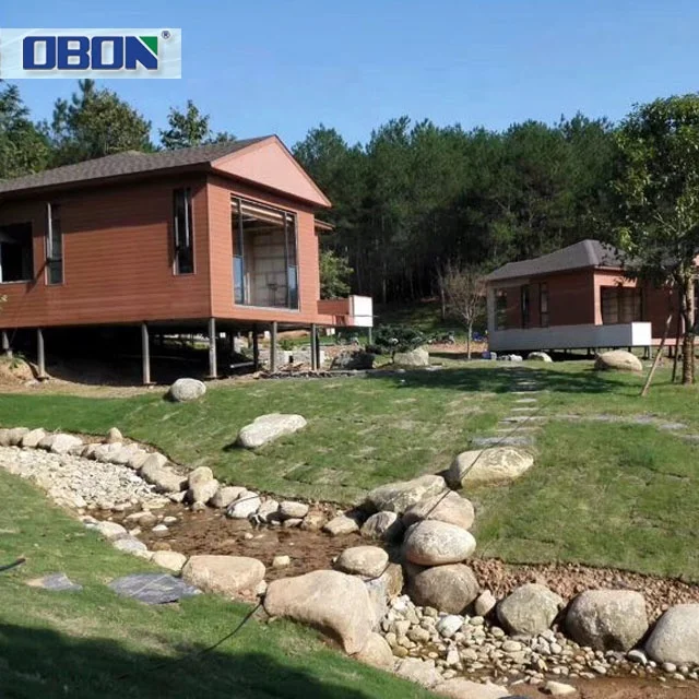 OBON Light Weight Home Wall Concrete Eps Cement Sandwich Prefabricated House modular Eps Cement Prefab House