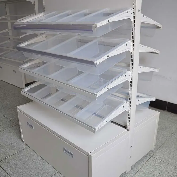 Steel Gondola Shelving for Supermarket and Candy Shops Efficient Shelves Solution for Retail Storage