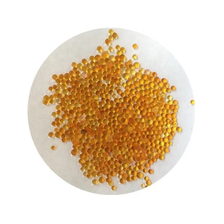 Orange indicating 2-4mm silica gel absorbent used in Precision Instruments Pharmaceuticals Petrochemicals