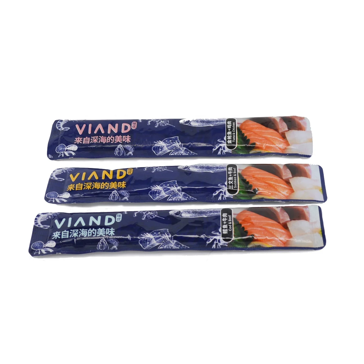 Жидкая закуска для кошек от производителя влажная свежая мясовая фабрика еда домашних животных на заказ 12 г палочек