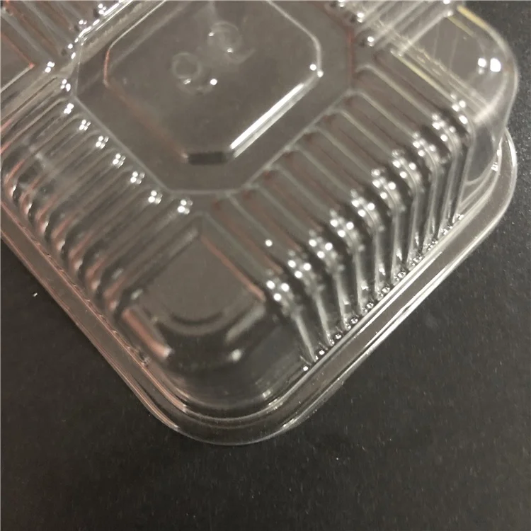 Custom Disposable Food Grade Independent Bakery Square Plastic Container Inner Tray For Mooncake Blister Packaging