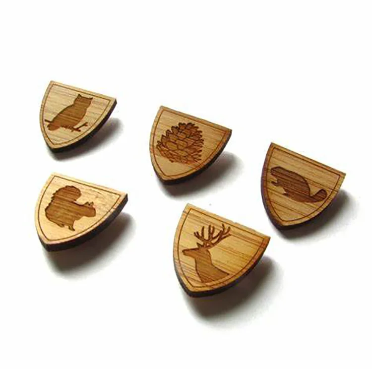 New 2d 3d Cute Cartoon Heart Round Square Star Soft Hard Pin Badge Lapel Pin Custom Wood Enamel Pin