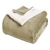 Sherpa Fleece Throw Blanket All Seasons Soft Warm Cozy Jacquard Plush Fluffy Couch Sofa Bed Chair Dual Sided Blanket