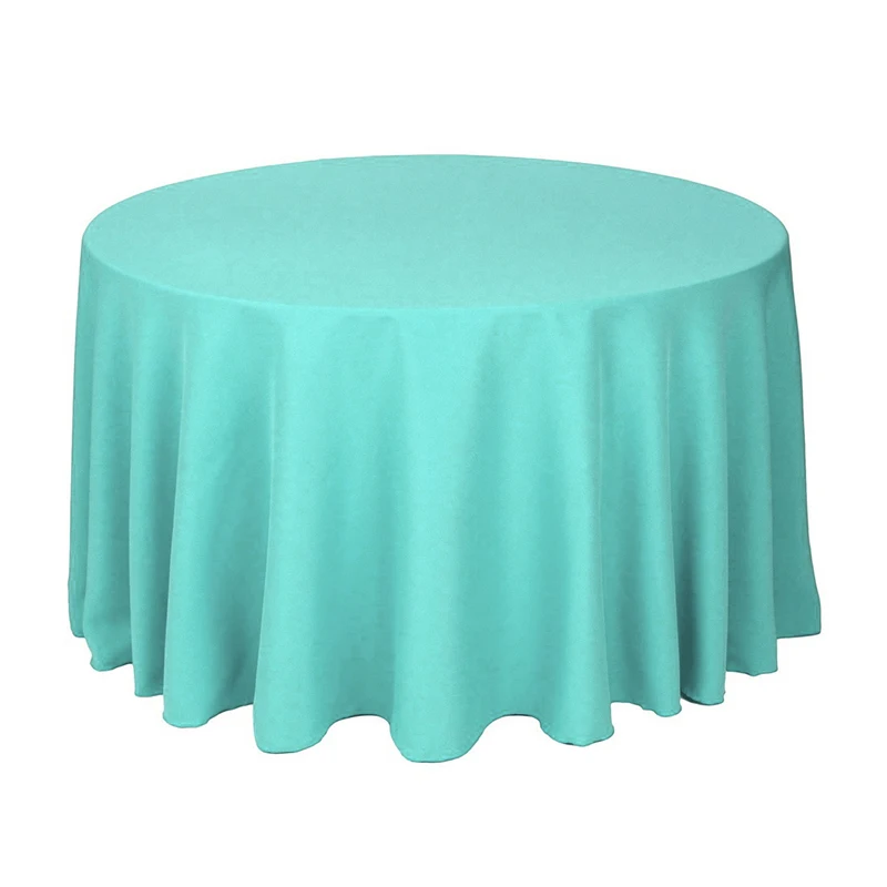 restaurant white plain polyester tablecloth green/grey/red home table linen manufacturer printed table cover