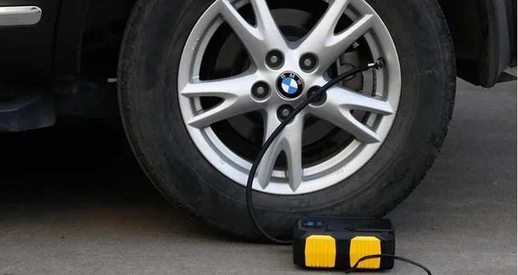 Digital Tire Inflator DC 12 Volt Car Portable Air Compressor Pump 150 PSI Car Air Compressor for Car Motorcycles Bicycles