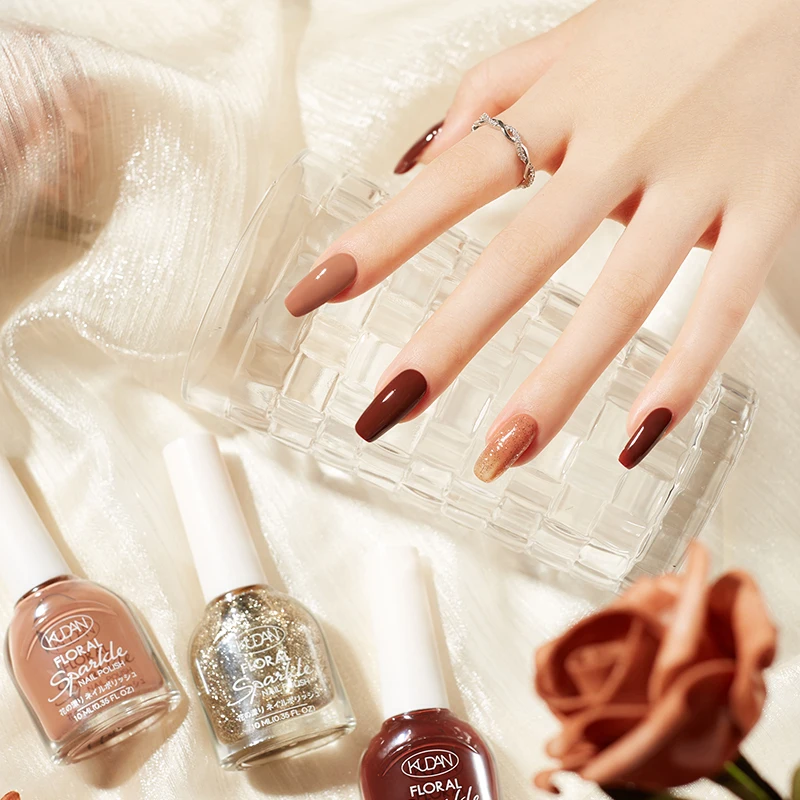 Fleurs Water-based new fashion nail polish peel off multiple colors OEM/ODM available 2024 hot sale 10 ml high color saturation