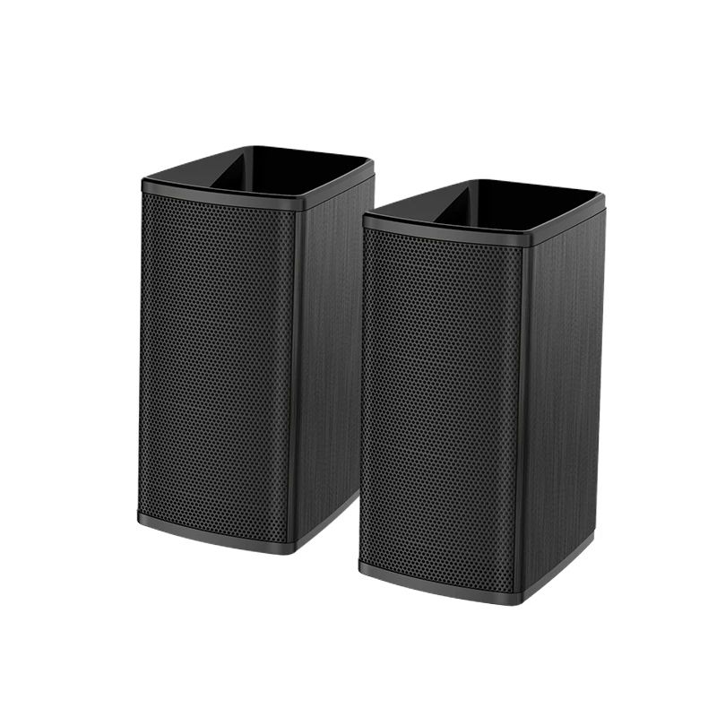 Портативный мини-динамик, Hi-Fi звук, домашний аудио динамик, объемный звук, bluetooth, aux, 2,0 каналов, компьютерная книжная полка, динамик