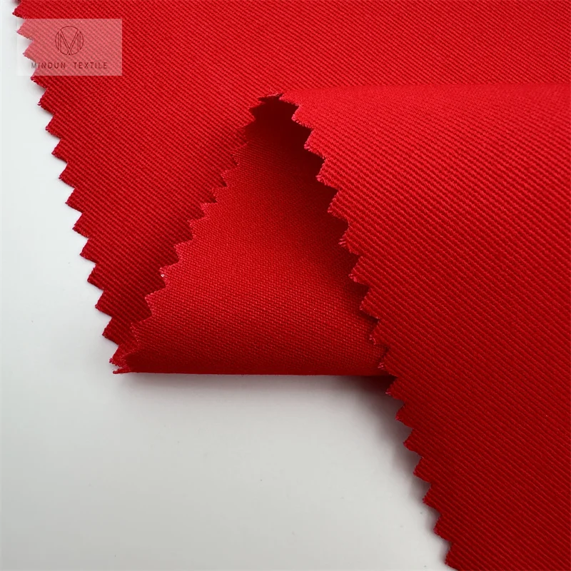 Mindun однотонная ткань 100% хлопок 16x12s 108x58 Twill Ткань для рабочей одежды Униформа пальто брюки шляпы