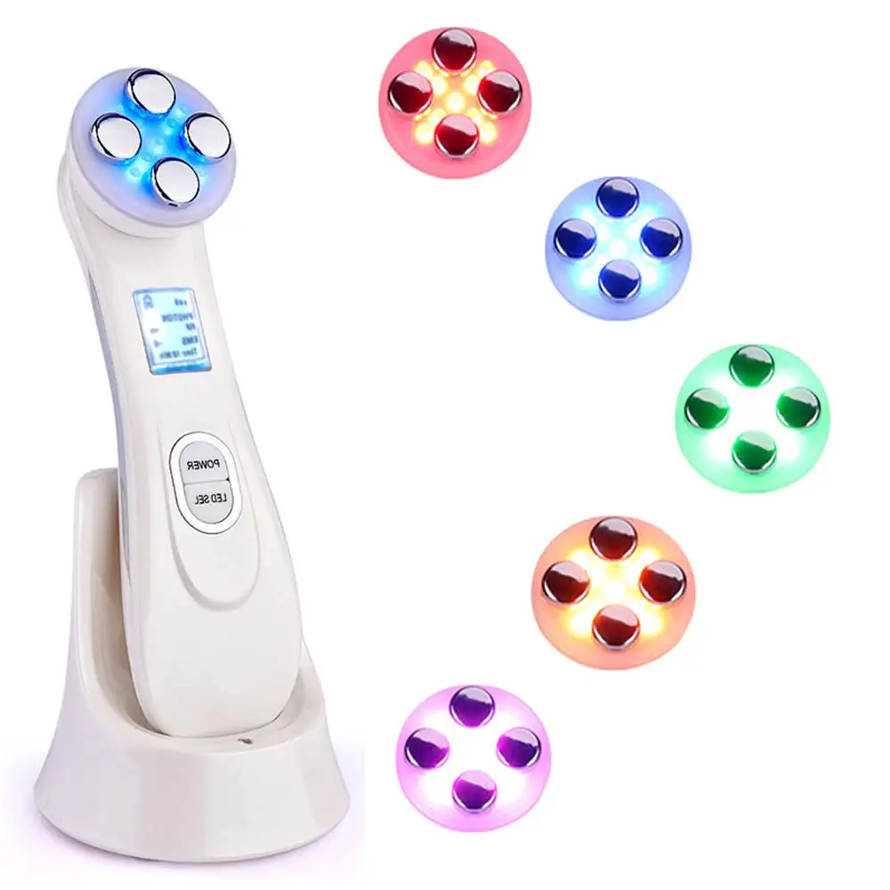 Radio Frequency Facial LED Photon Skin Care Device Face Lifting Tighten Wrinkle Removal Eye Care RF Skin Tightening Machine