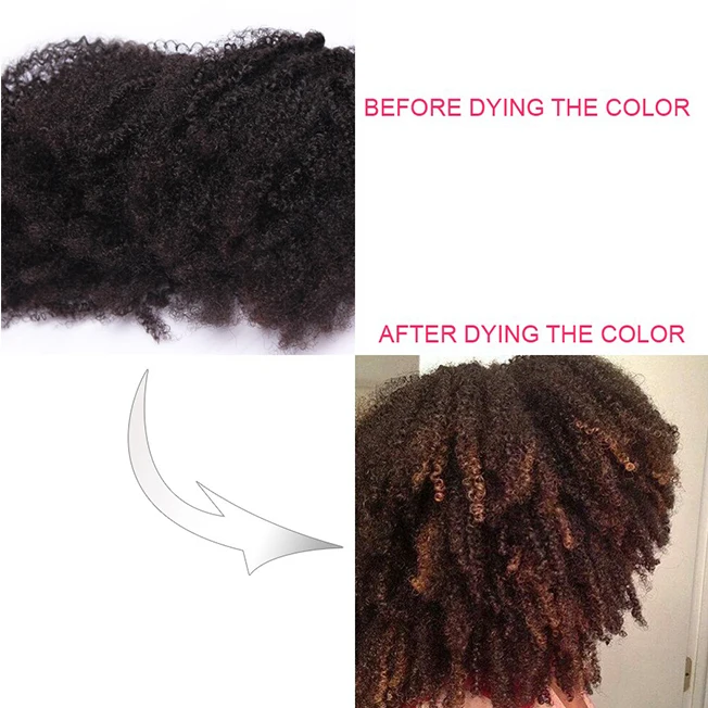 4A 4B 4C Kinky Curly Wholesale Factory Supply Double Drawn 100% Remy Virgin Human Hair 100g - 200g Band Clip In Hair Extension