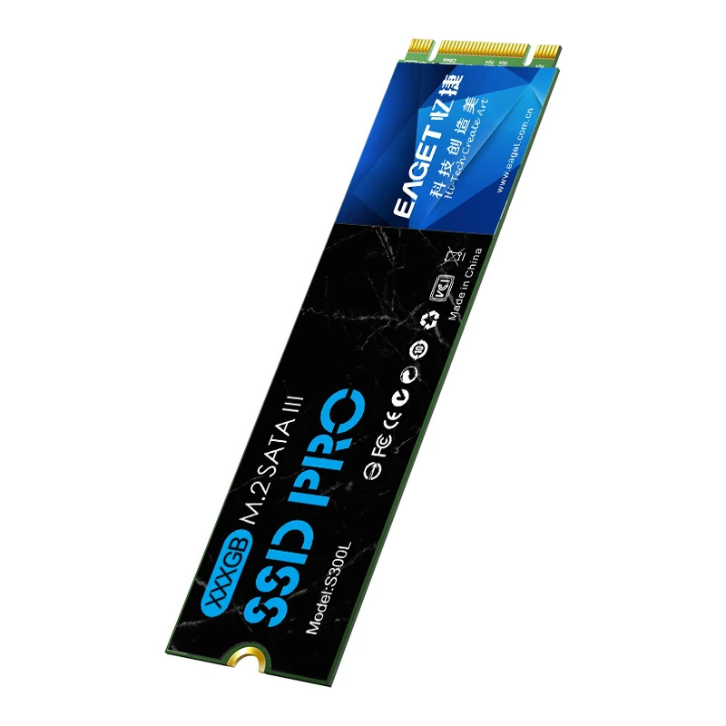 EAGET NGFF M2 SSD SATA  Disk 2280 Internal Solid State Drives Shockproof HDD for Ultrabook Laptop PC 128GB-1TB