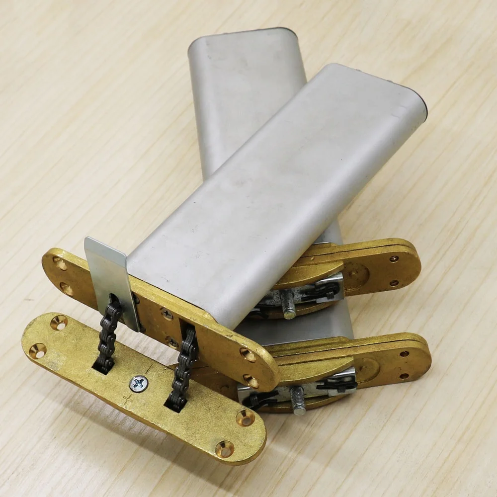 Concealed hydraulic jamb door closer