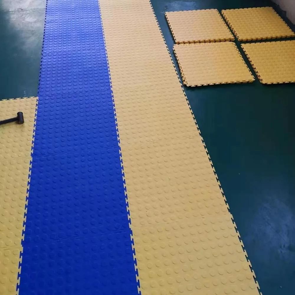 high quality interlocking virgin pvc plastic vinyl garage flooring tiles