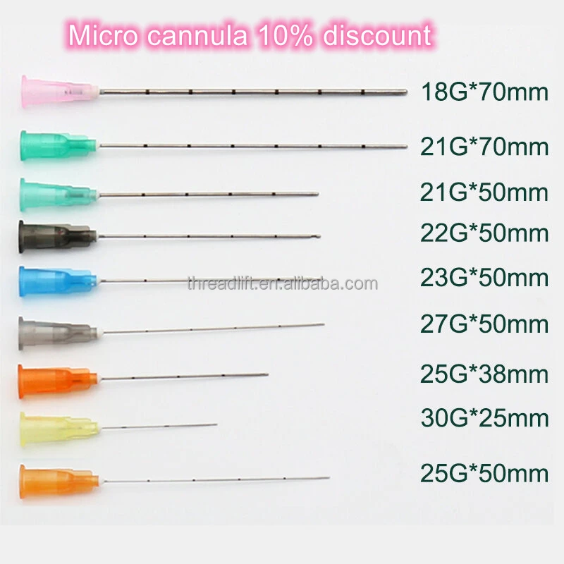 2022 The latest Wholesale Disposable Flexible micro Cannula 22G50mm