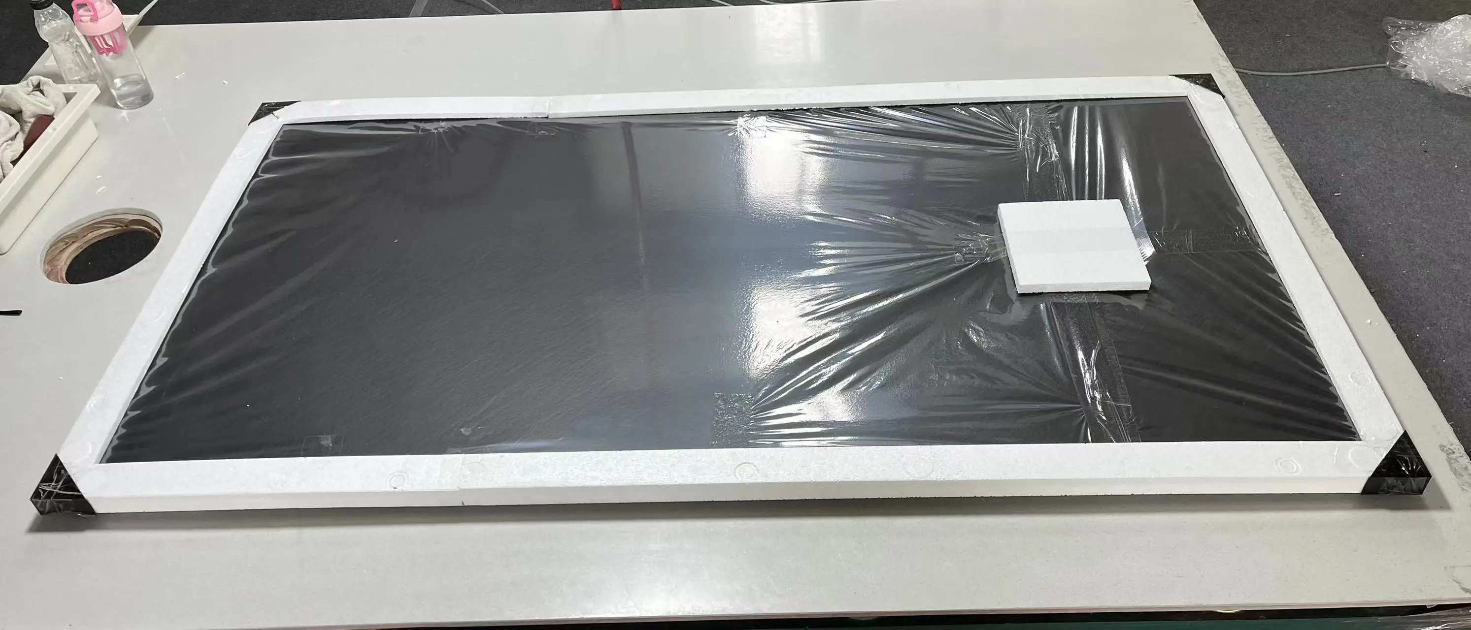 Factory Direct Sales SMC shower tray matte black shower base