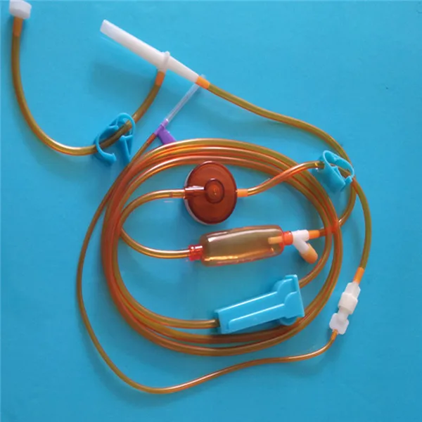 Disposable opaque precision design infusion set, medical sterilization infusion set blood transfusion set