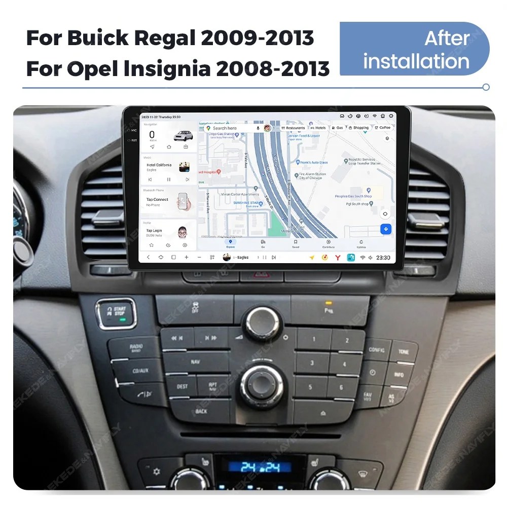 Mekede DUDU7 android car radio dvd player 2K QLED auto wifi  4G GPS DSP for Buick Regal 2009-2013 Opel Insignia 2008 2009 2013