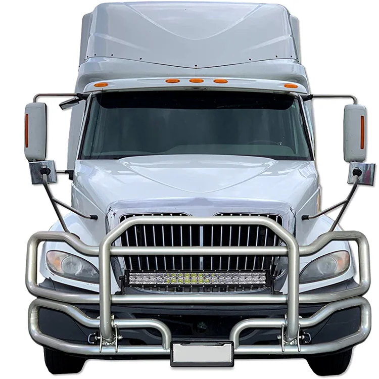 Stainless Steel Front Bumper For Volvo Vnl Truck Deer Grill