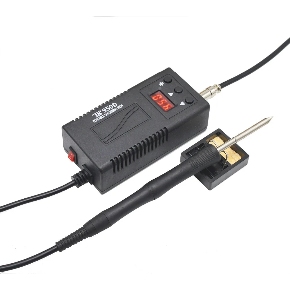 50W Thermostat electric iron 950D Electric soldering station digital display constant temperature soldering station T12