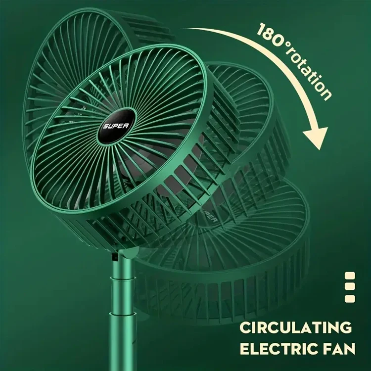 Air Cooling Fan Table Air Circulator Fan Strong Airflow adjustable tilt 28db Low Noise Quiet 3 Desk Fan Ventilador de mesa