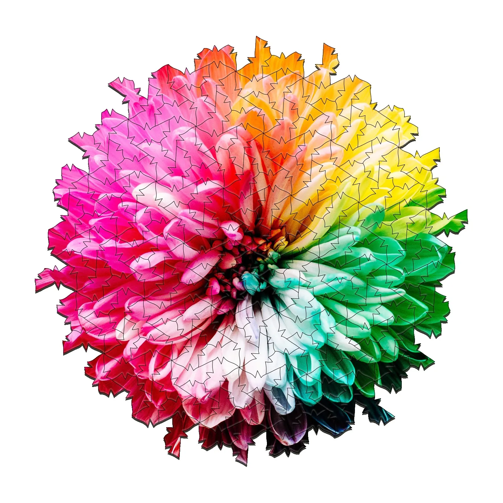 M size WOODBESTS BLOOMING FLOWERS wooden toys wholesale custom adult jigsaw wooden puzzle