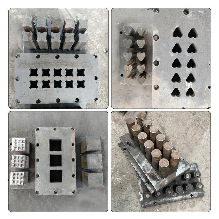Factory Price Hydraulic Cube Coconut Shell Powder Making Press Moulding Shisha Charcoal Briquette Machines For Hookah