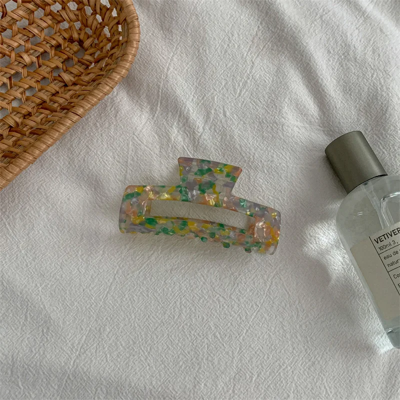 Factory Wholesale Women Hair Clamp Cheap PVC Acrylic Hair Claws Clips for Girls