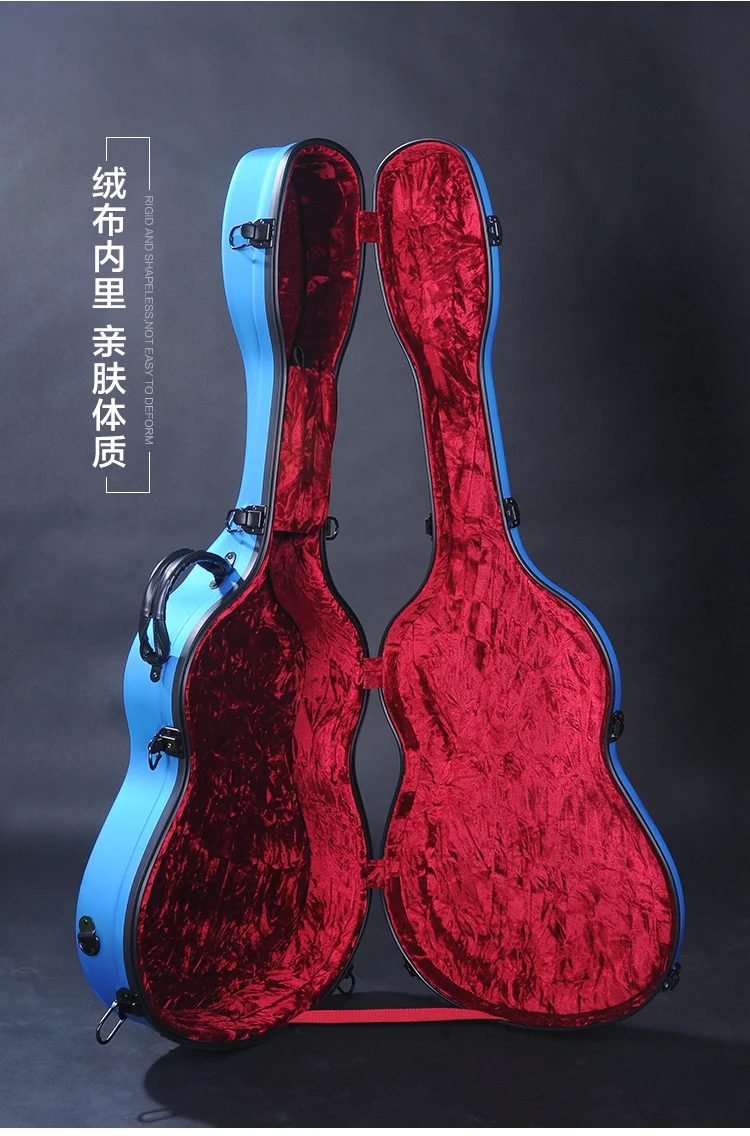 Fiberglass guitar case for classic guitar for  high quality hard guitar case