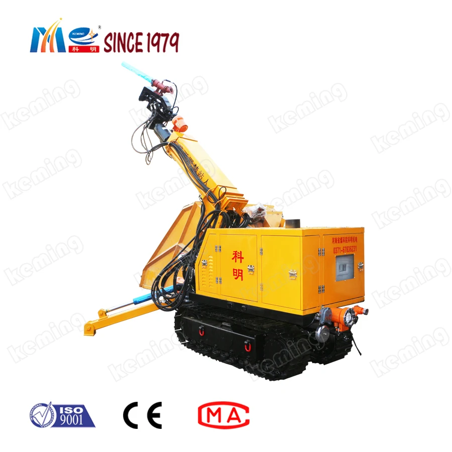 6 m Spraying Height Shotcrete Robot 360 and 240 Degree Gun Remote Control Robotic Arm for Concrete Gunite