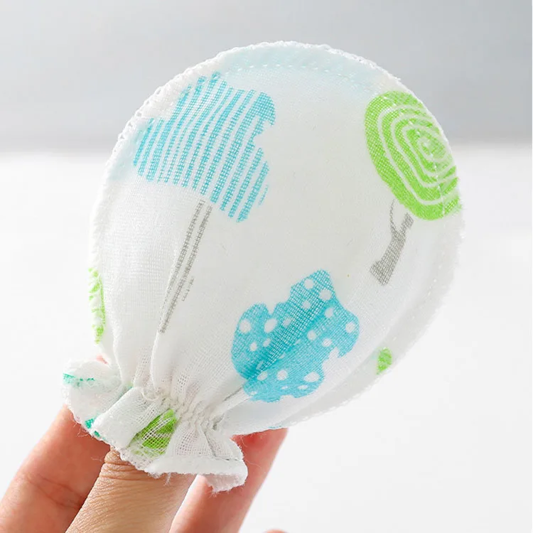 MU Wholesale Baby Unisex Baby Mittens 100% Organic Cotton Gloves For Newborn
