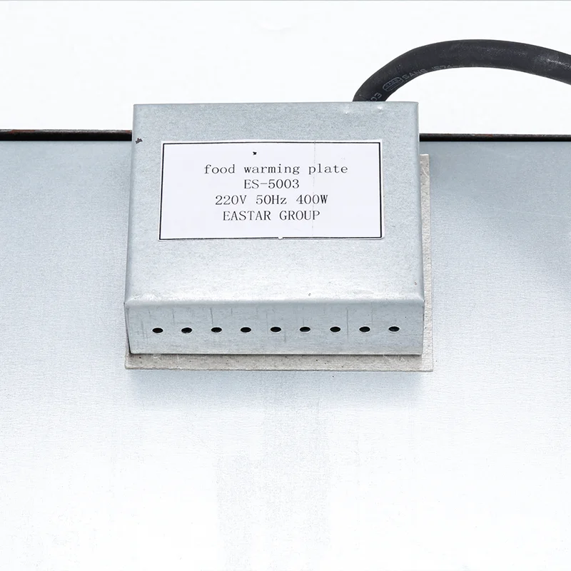 Big Size Power Indicator Light At The Back Hot Plate Electric Food Warming Tray 600W Low Voltage Hot Plate