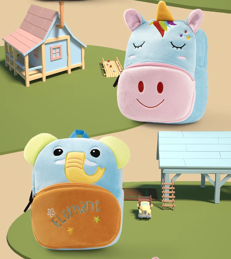 
Girls Boys Cute Bunny Cartoon School Bag Kids Bag Pack Backpack Cartoon Plush Backpack For Kids 