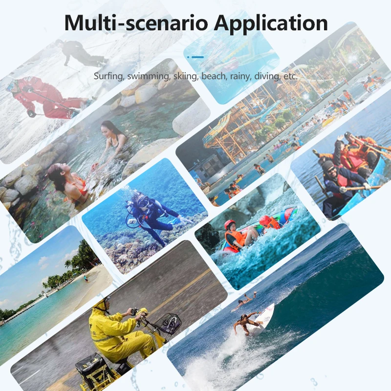 Outdoor Sports Skiing Surfing Travel Transparent Mobile Phone Accessories Pvc Waterproof Bag