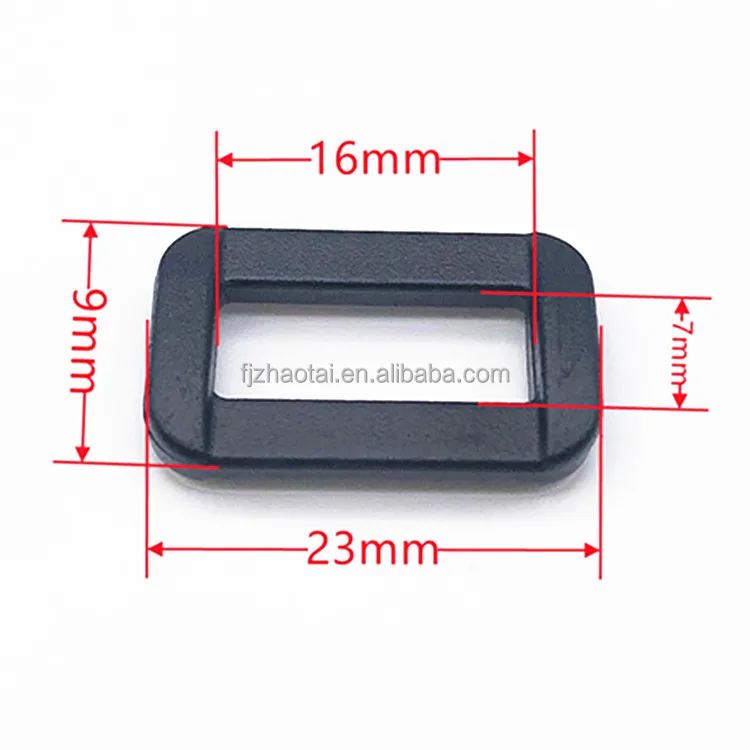 Wholesale high quality cheap plastic slider tri glide adjustable buckle plastic custom belt buckle for backpacks