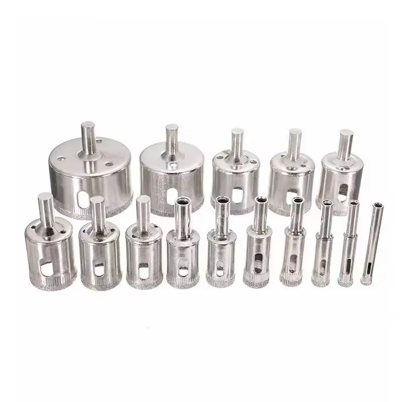 OUDO 15 Pcs Set 6-50m Diamond Glass Hole Opener Ceramic. Marble Hole Opener Rounding and Polishing of Buddha Beads