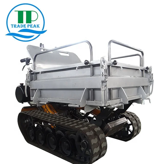 Electric Power Tracked Barrow 50Ah 500kg battery power barrow mini truck mini dumper