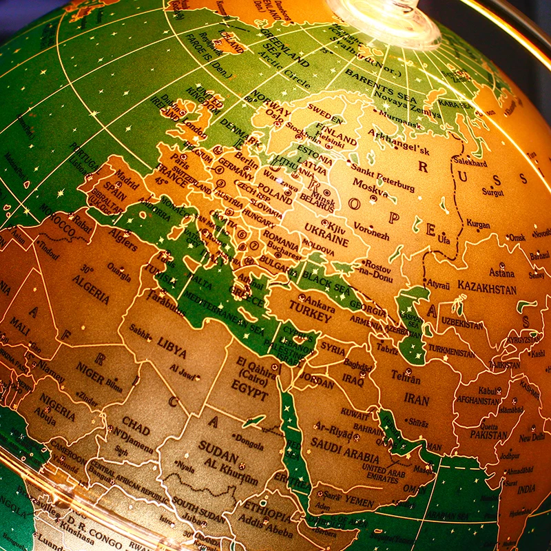 Novelty Gifts Wellfun Table Accessories Large Ornamental Clear Acrylic Souvenirs Novelty Gifts Globe Earth Globe Decor Globe