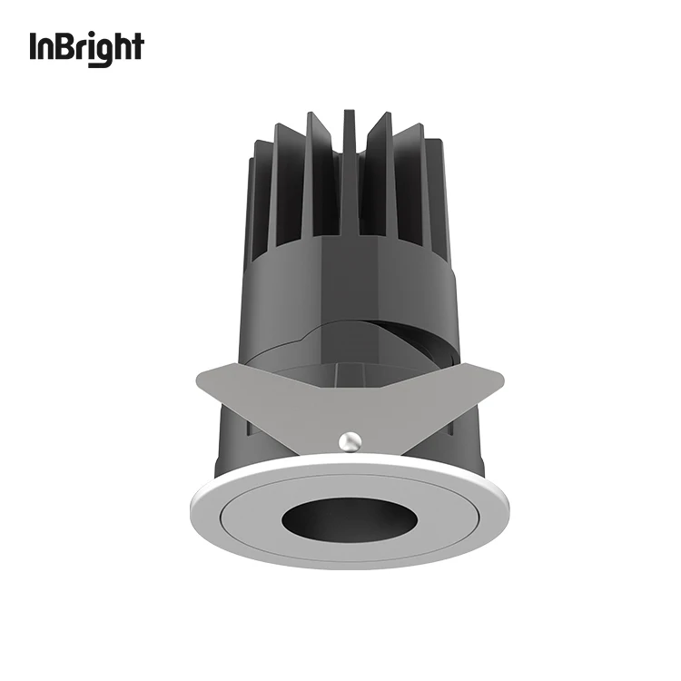 Indoor Ceiling Light Recessed Down Light 8W 18W 25W Anti Glare IP65 Waterproof LED Adjustable Moving Head Downlight